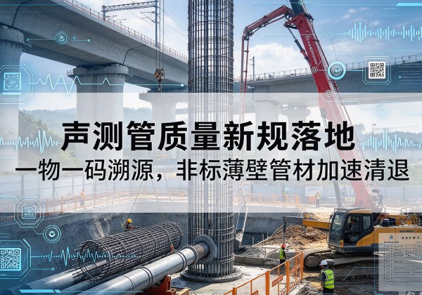 仪陇声测管质量新规落地，一物一码溯源，非标薄壁管材加速清退